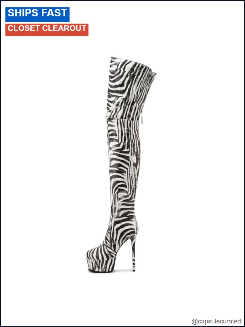 Suede Thigh High Boots Stiletto Heel Platform Over the Knee Zip